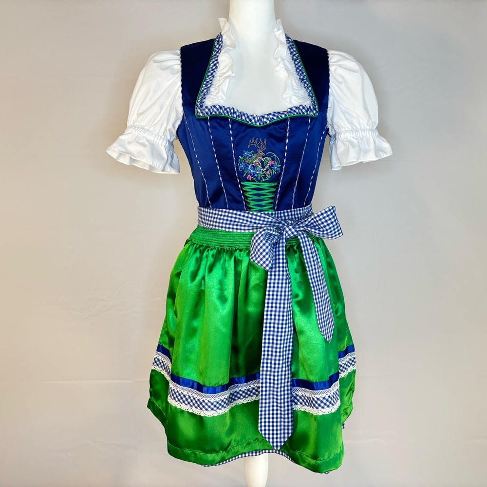 Authentic German Dirndl Dress Set – Country Line Size ~8 (US) | Oktoberfest